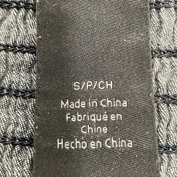 Retro Calvin Klein Jeans Blue Sun Dress Scoop Neckline Ruched Gathered Bodice S - Picture 7 of 12